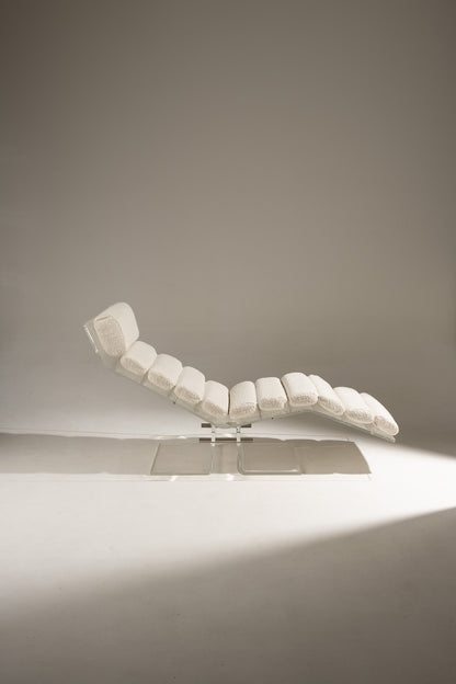 PLEXIGLASS LOUNGE CHAIR, 1970s