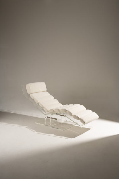PLEXIGLASS LOUNGE CHAIR, 1970s