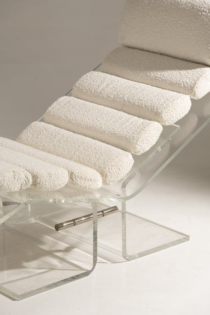 PLEXIGLASS LOUNGE CHAIR, 1970s