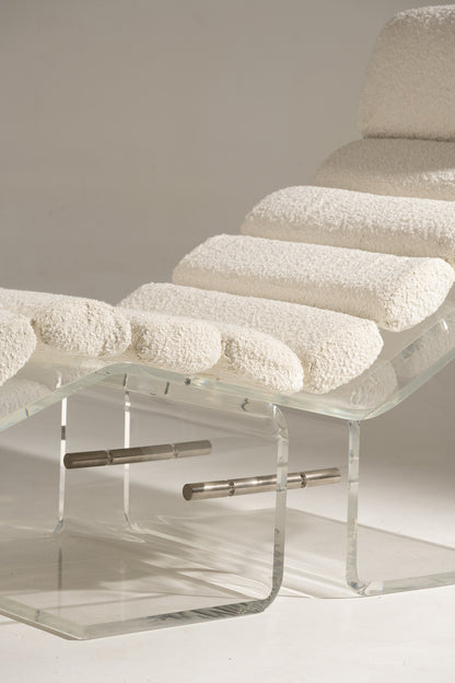 PLEXIGLASS LOUNGE CHAIR, 1970s