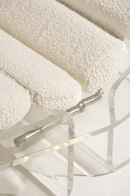 PLEXIGLASS LOUNGE CHAIR, 1970s