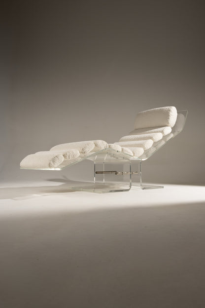 PLEXIGLASS LOUNGE CHAIR, 1970s