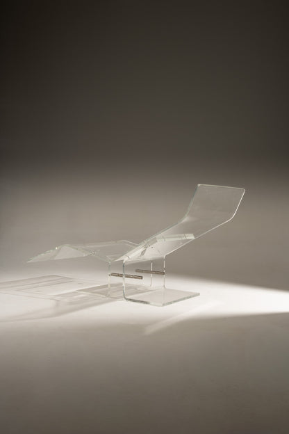 PLEXIGLASS LOUNGE CHAIR, 1970s