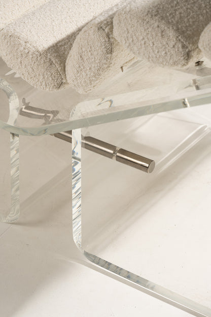 PLEXIGLASS LOUNGE CHAIR, 1970s