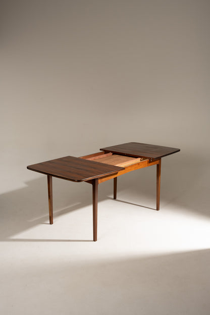 Rosewood dining table, 1970s