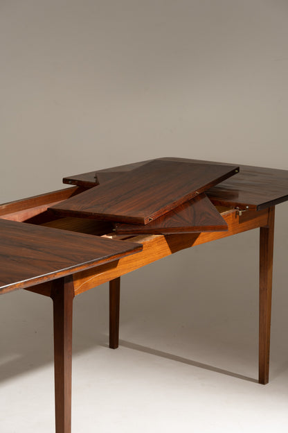 Rosewood dining table, 1970s