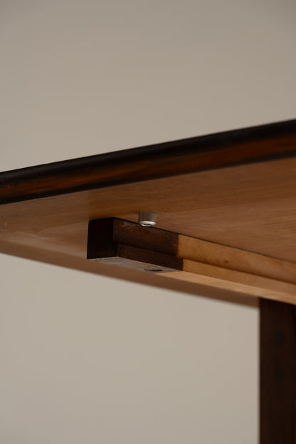 Rosewood dining table, 1970s