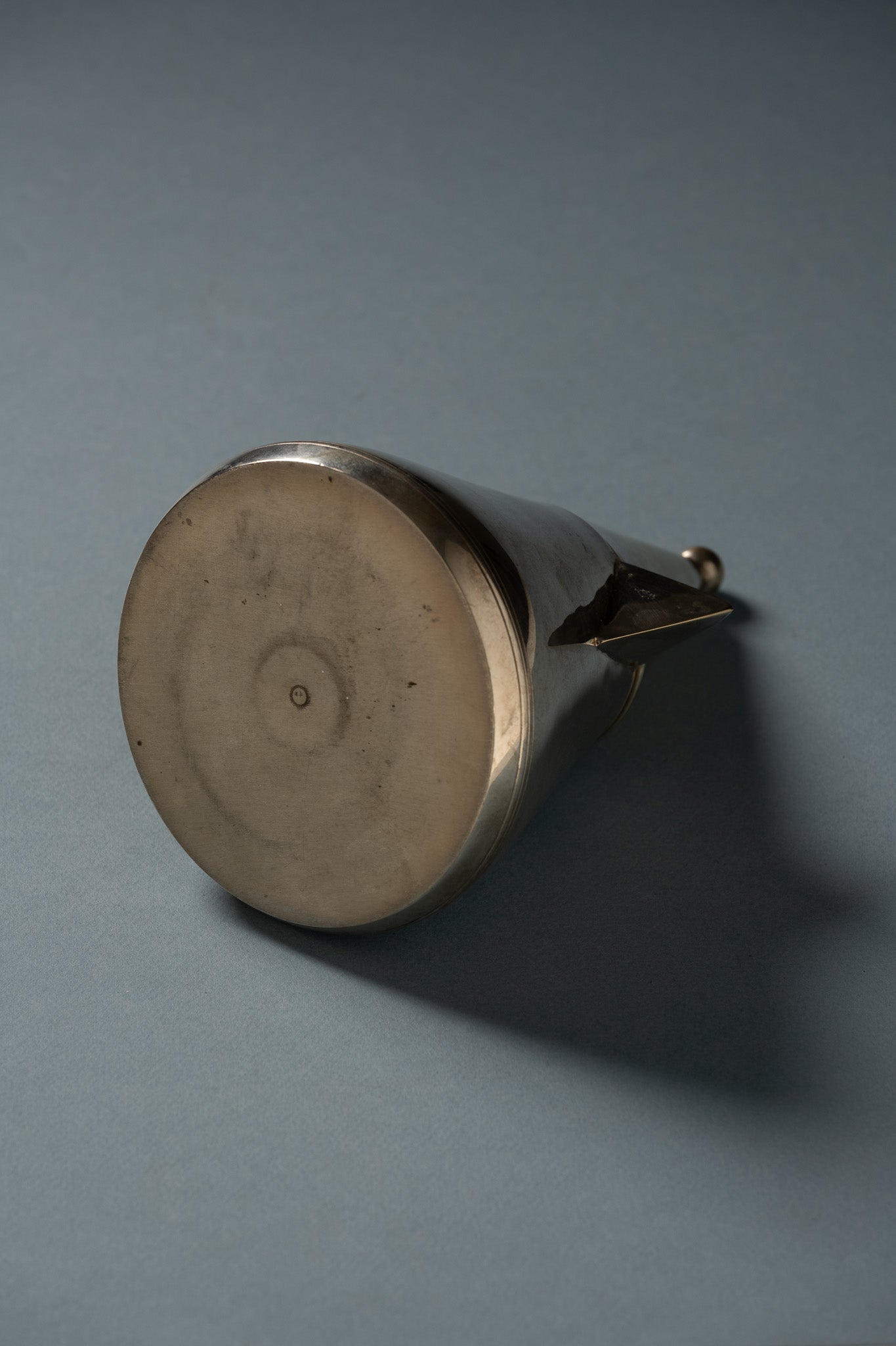 Silver-plated metal tea set, 1950s