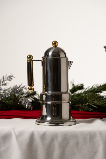 Small Italian metal coffee maker, 1980s