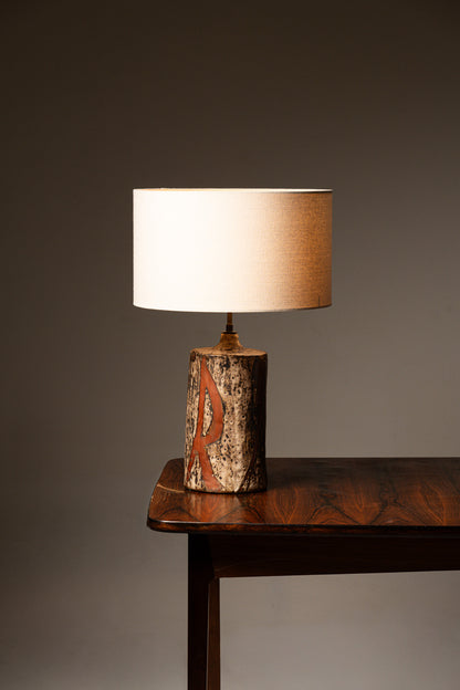 TABLE LAMP IN CHAMOTTE CERAMIC, 1970s