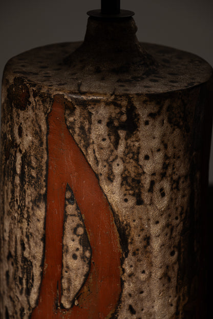 TABLE LAMP IN CHAMOTTE CERAMIC, 1970s