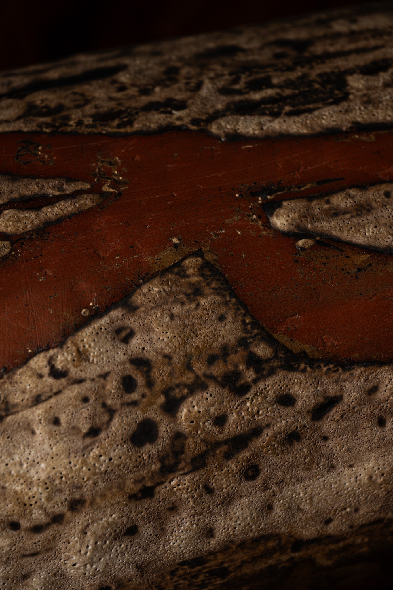 TABLE LAMP IN CHAMOTTE CERAMIC, 1970s